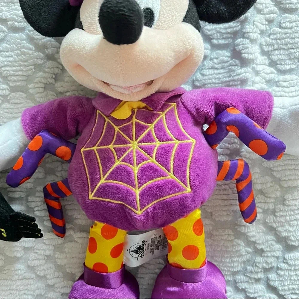 Disney Original Mickey Mouse Halloween Outfit Stuffed Animals Plush Spider - Picture 9 of 14